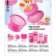 ONE TOUCH PINK TUPPERWARE