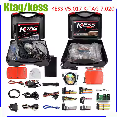 KTAG V7.020 V2.25 Red PCB Red European ECU Programmer Unlimited Points Networkable Online KESS V5.01