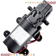 KUGIGI Diaphragm Pump, Electric 12 Volt 12V DC Water Transfer Pump, with Pressure Switch 4.5 L/Min 1.2 GPM 80 PSI Agricultural Water Pump for Weed ATV Marine Boat