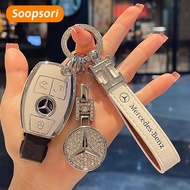 Soopsori For Benz TPU Key Case Key Cover for Mercedes Benz Key Case C180 / C200 Cc /A Class / A200ba
