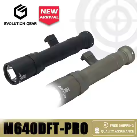 M640DFT PRO Dual Fuel Tactical Gun LED Light Offset Side Mount Hunting Lighting Rifle Scope Light