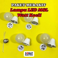 CAHAYA MSL White Light LED Light Assembly Package - MSL AC LED Small Watt Assembly LED Light Bulb