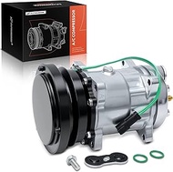 A-Premium AC Compressor with Clutch Compatible with Caterpillar 58768 3E1906 CO4468C