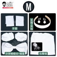 ALIEN STAGE ปลอมผมสีดำ เอฟเฟกต์ชั้นๆ สีเขียว ปลอมผมสั้นสำหรับการแสดงบนเวที