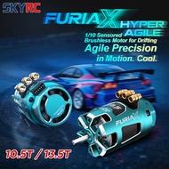 SKYRC FuriaX Hyper Agile 10.5T 13.5T Sensored Brushless Motor for 1/10 RC Drift Cars, 1-3S Lipo 3.17