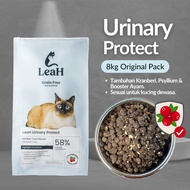 LeaH 8kg Urinary Protect Pek Besar Makanan Kucing Tanpa Bijirin untuk Jaga Masalah Kencing Grain Fre