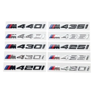 BMW New 4 Series Car M Tail Badge M420I M425I M430I M435I M44I Digital Displacement Car Badge Sticke