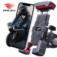 Rion ขาตั้งมือถือ dudukan ponsel sepeda สำหรับมอเตอร์ไซค์, ขายึดรองรับสมาร์ทโฟน MTB อุปกรณ์เสริมจักรยานเสือหมอบ ° 360 4.7-7นิ้ว