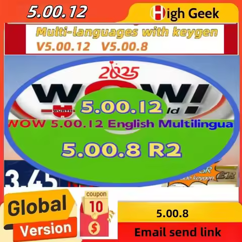 WOW! 2024 Hot sale For V5.00.12 WOW 5.00.8 R2 diagnostics Software with Kengen For Tcs Multi-diagnos