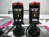 ไฟหน้า led รถยนต์ y19h4 led แท้ ไม่ต้องลุ้นไฟหน้า RHD Y8 Y19 ขั้ว H4 RHD ไฟหน้าLED Mini Projector แ