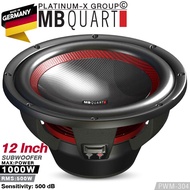 MB QUART PWM-304 ดอกซับ 12นิ้ว 1ดอก 1000W เครื่องเสียงรถยนต์ ลำโพงซับวูฟเฟอร์ Subwoofer ซับ ดอกลำโพง ซับวูฟเฟอร์ แบรนด์เยอรมันแท้ เครื่องเสียงรถยนต์