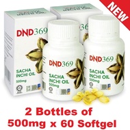 ❤️Official Store❤️ DND369 Sacha Inchi Oil (500mgx60 Softgel)x2 Bottles Zemvelo