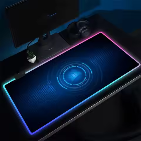CORSAIR Mouse Pad Anime Gaming Mouse Pad LED Table Pads Backlit Rubber Desktop XXL RGB Desk Mats