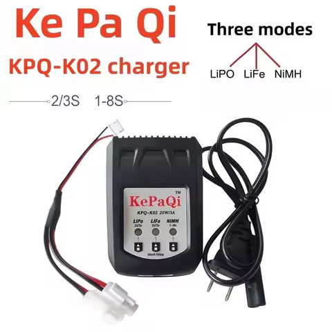 Copac 2-3S Lithium Battery Balancer Simple Balance Charger 25W 3A Fast Charge 7.4V 11.1V for RC Mode