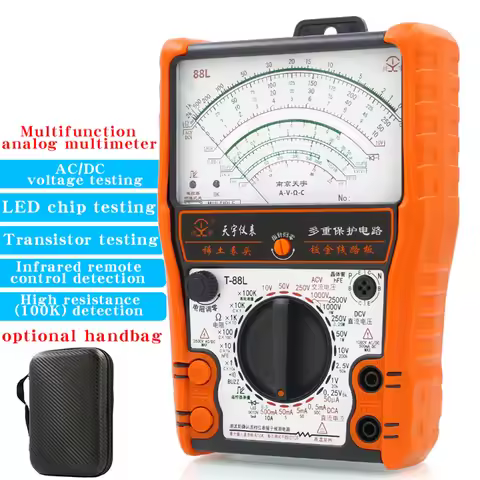 NJTY 88L External Magnetic Pointer Anti-Burn High-Precision Multimeter Universal Meter High-Precisio