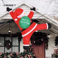 [In Stock] Christmas Inflatable Hanging Santa Claus Outdoor Decoration Giant Holiday Gift Yard Decor