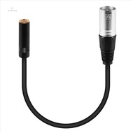 0. Wire 3 Pin Xlr Male to 3.5Mm Female Audio Connector Stereo Microphone Adapter