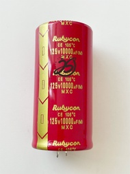 ELCO 10000UF 125V RUBYCON ASLI ORIGINAL CAPACITOR ELCO KAPASITOR ELKO 10000 UF 125 V 10.000UF