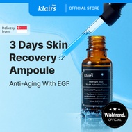 [Klairs] Korean EGF Serum – Blue Youth Activating Drop with EGF Peptides and Guaiazulene | Repairing