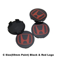 4 Units Honda Rim Cap 58MM & 69MM Wheel Center Caps Tyre Hub Caps For CITY HRV BRV CRV CIVIC ACCORD 