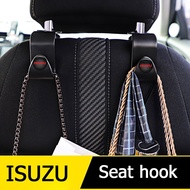 【Isuzu】2/4Pcs Car Hooks Seat Back Hooks Multifunctional Hook Car Organizers Car Accessories for Isuz
