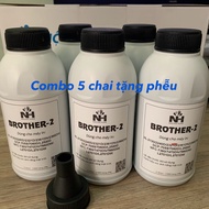 [BÁN CHẠY SỐ 1] COMBO 5 Chai Mực Nạp Máy In Brother TN-2280/ TN-2385 / TN-1010 dùng cho TẤT CẢ máy i