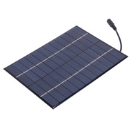 12V 5.2W Mini Solar Panel Polycrystalline Solar Cells Silicon Epoxy Solar DIY Module System Battery Charger + DC output