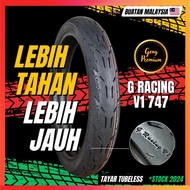 REMPIT 70/90-17 80/90-17 GRacing Flower Tire 747 Tubeless Tire Resistant