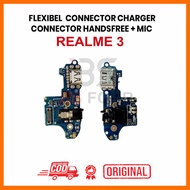 FLEXIBLE CONNECTOR CHARGER REALME 3 CONNECTOR HANDSFREE + MIC ORIGINAL