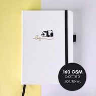 【READY STOCK】BUKE 160 GSM Dotted Bullet Journal (Panda Edition)
