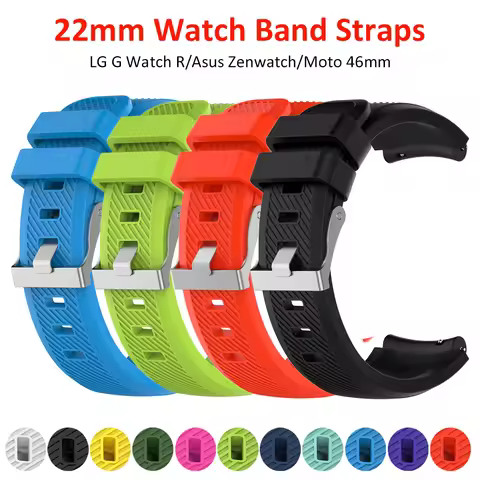 22mm Quick Release Watch Bands for LG G Watch R Urbane Moto 360 2nd Gen 46mm Straps Replacement for 