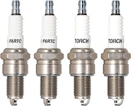 4 PACK Torch F6RTC Spark Plug Replace for NGK 7131/BPR6ES, for Bosch 7995/WR6DC 7900/WR7DC, for Champion RN9YC RN10YC RN11YC, for Denso 3047/W20EPR-U, for Autolite 63 64 4263, for AcDelco 41-601, OEM