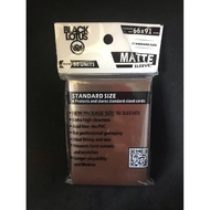 Card Sleeve Protector Matte Color Size 66x91mm Contents 50 Pcs Brown