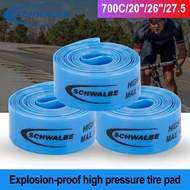 1 Pair Schwalbe road/mountain bike tire pad 700C/20"/26"/27.5" 16/20/22-622 inch high quality pressu