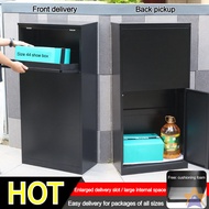 Parcel Box Front Drop Rear Receive Private Outdoor Parcel Lockers Home Security Parcel Lockers With 