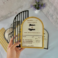 PLAT HANTARAN FREE STAND FRAME MAS KAHWIN IJAB QABUL SHIP OUT 1-3 DAYS Dulang Hantaran Engagement Tr