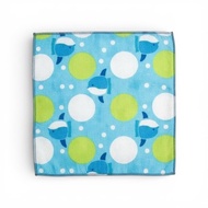 日本製【濱文漾】純棉手帕/方巾－泡泡小魚 3入組