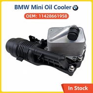 Auto parts Engine Oil Cooler for BMW Mini Cooper B38 B48 2 Series X1 X2 F56 F54 F55 F57 F60 118i 120