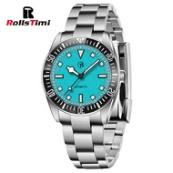 ROLLS TIMI 40MM Watch Automatic Man Original Japan NH35 Ceramic Bezel Stainless Steel Watch For Men