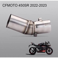 CF 450SR Motorcycle Exhaust System Modified Stainless Steel Exhaust Pipe Middle Section For CFMOTO 4