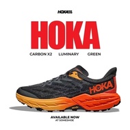 Hoka Speedgoat 5 Mesh Breathable Running Shoes 1123159-CFLM Gray Orange For Men