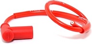 Easyboost Spark Plug Connector Red Racing High Voltage Ignition Cable Silicone for Scooter Vespa Mot