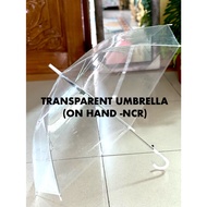 fibrella umbrella automatic ❧TRANSPARENT UMBRELLA (ON HAND)✭