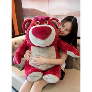 Ready Stock = MINISO Premium Strawberry Bear Doll Disney Big Doll Sleeping Pillow Plush Toy Ragdoll Girl