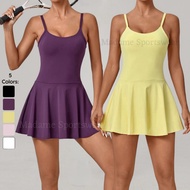 MSW – Asha Dress - PADEL TENNIS Outfit DRESS (with bra cup and Short) Women's Golf Sports