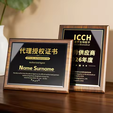 LvshenGifts Personalized Engraved Trophy Plaque Award Wood and Glass Material Different Desin Free E