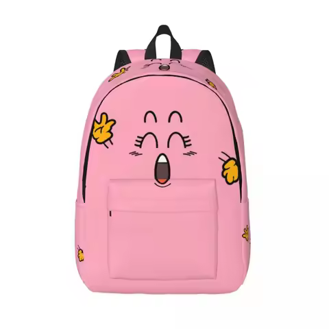 Arale'S Poo - Washable Canvas Backpacks College Students Bookbag Fits 15 Inch Laptop Manga Toriyama 