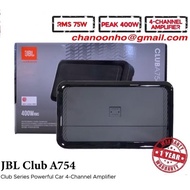 HARMAN CLUB SERIES 4 CH CAR AMPLIFIER CLUB A754 HIGH PERFORMANCE 4 CHANNEL POWER AMP 75 X 4 RMS