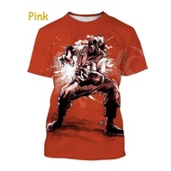 เสื้อยืดคอกลม แขนสั้น พิมพ์ลาย Game Team Fortress 2 3D แฟชั่นฤดูร้อน สําหรับผู้ชาย 2