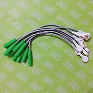 10PCS 4.0MM Female banana ECG/EKG/EEG/EMG electrodes adapter cable,4.0 Banana connector shift to sna